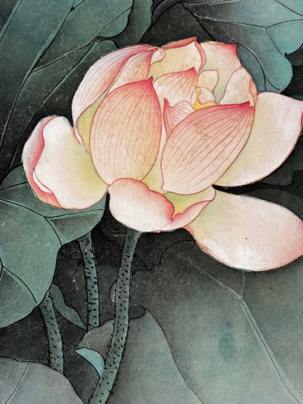 Gongbi Lotus Flower Chinese Ink Workshop 宋代工笔荷花 with Chinese Ink Master, Vivian Cha