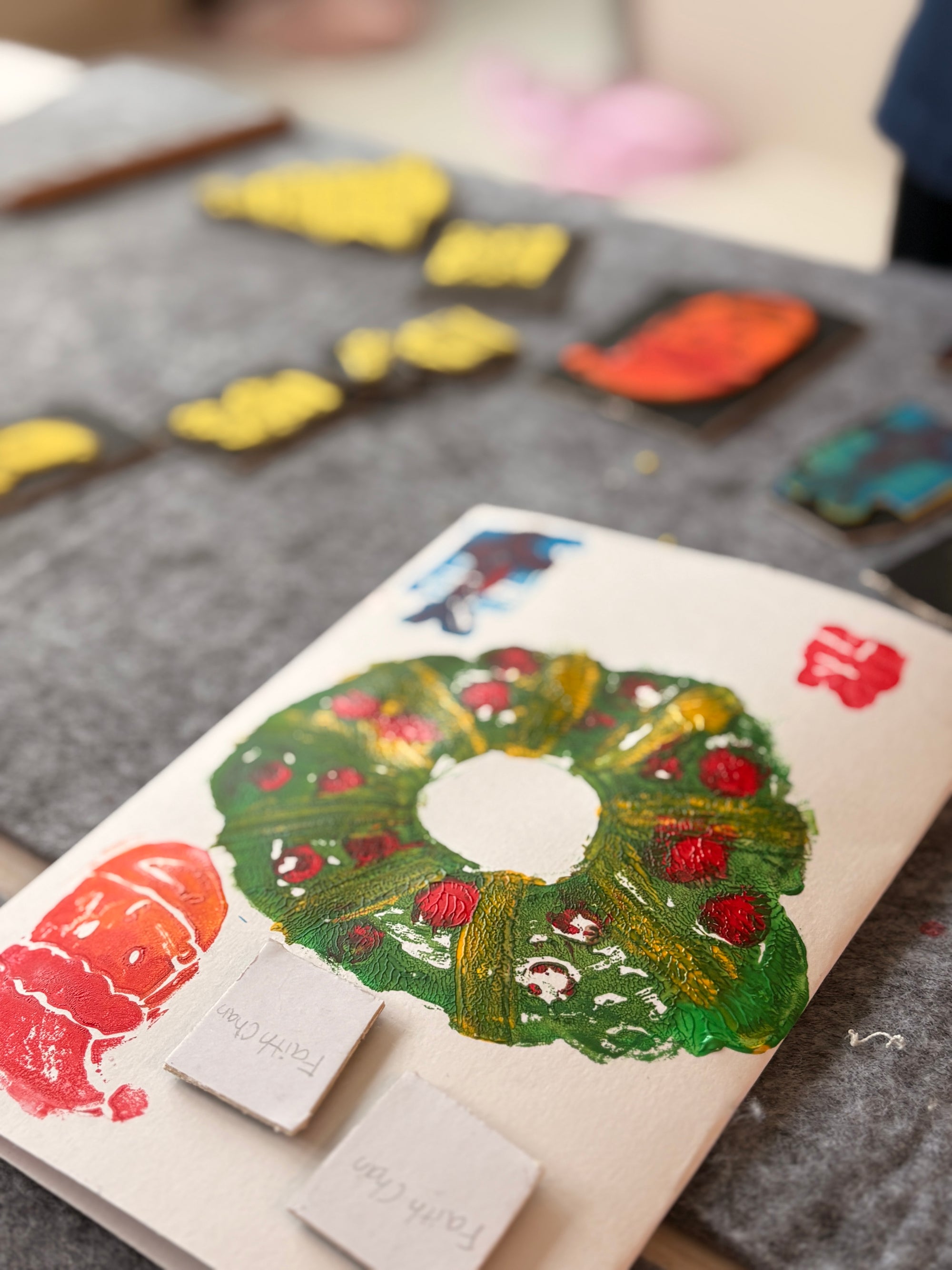 Ink Block Printing Workshop