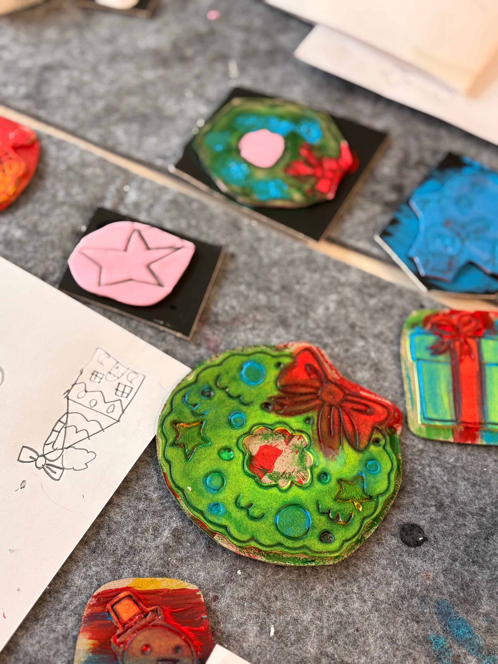 Ink Block Printing Workshop