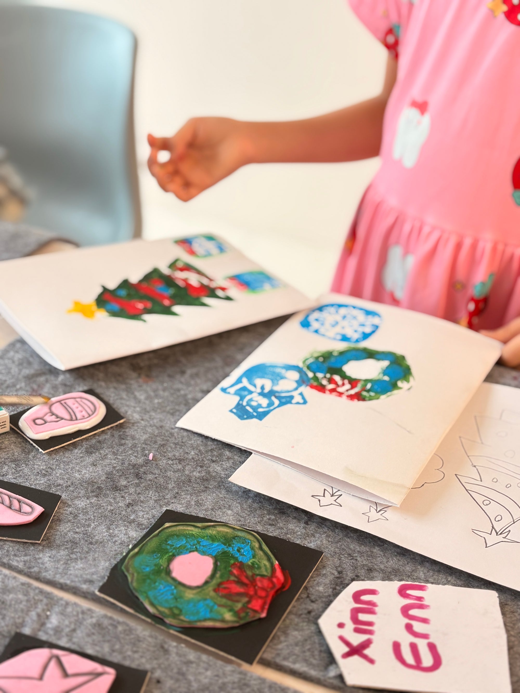 Ink Block Printing Workshop
