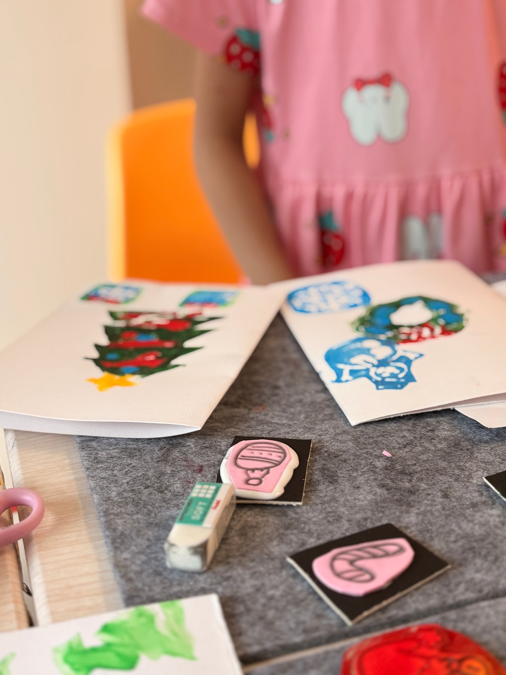 Ink Block Printing Workshop