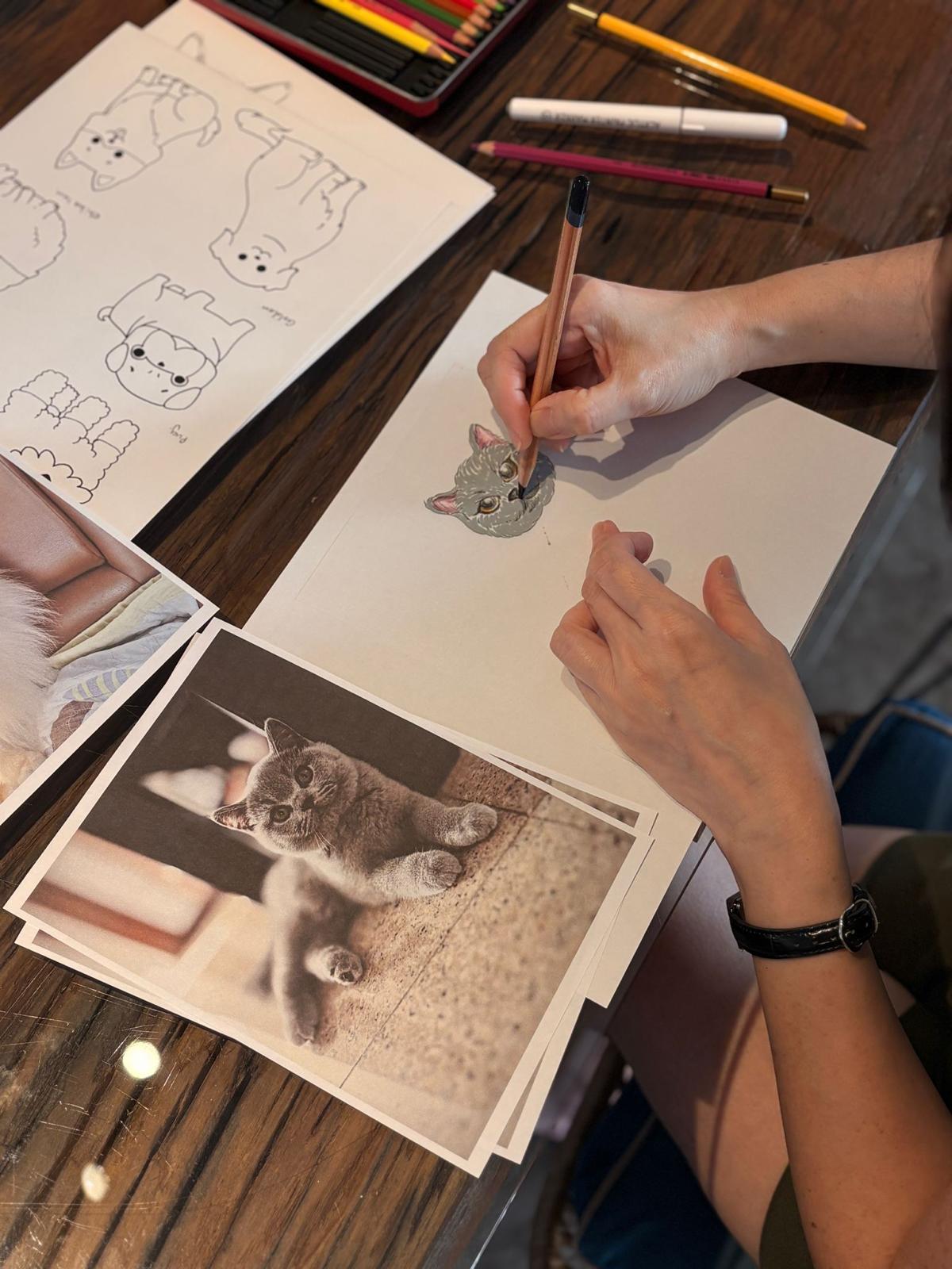 Pet Portrait Bag Charm Workshop