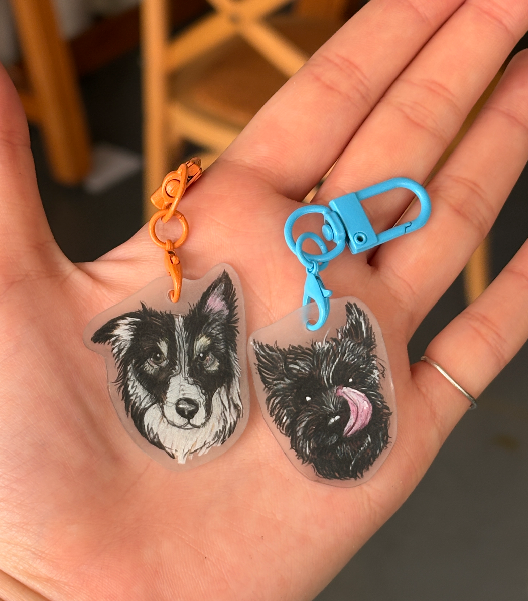 Pet Portrait Bag Charm Workshop