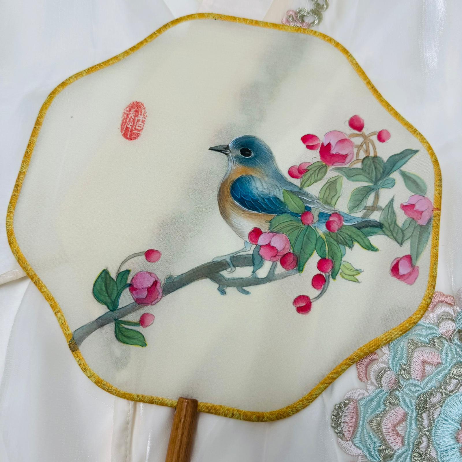 Chinese Ink Painting (Gongbi Fan Painting) Workshop 工笔扇面工作坊