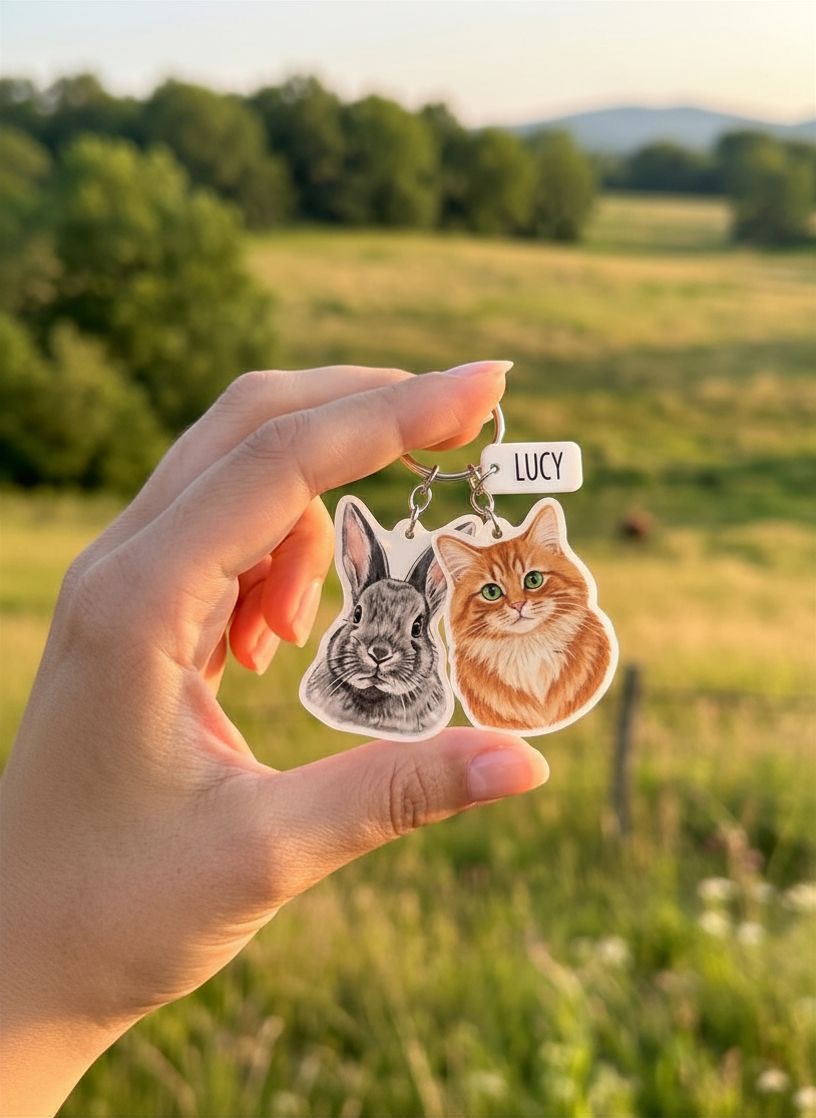 Pet Portrait Bag Charm Workshop