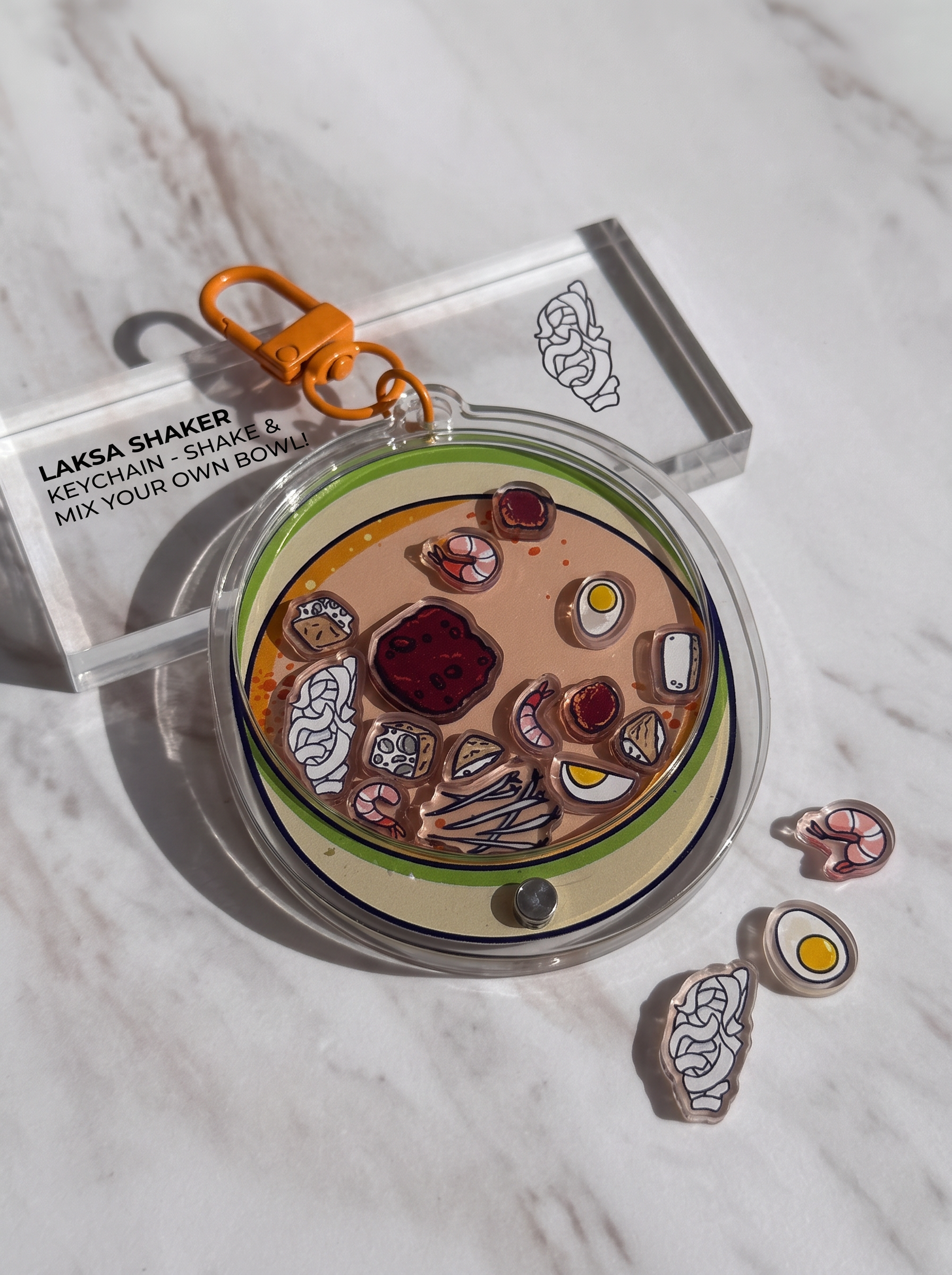 Laksa Shaker Bag Charm