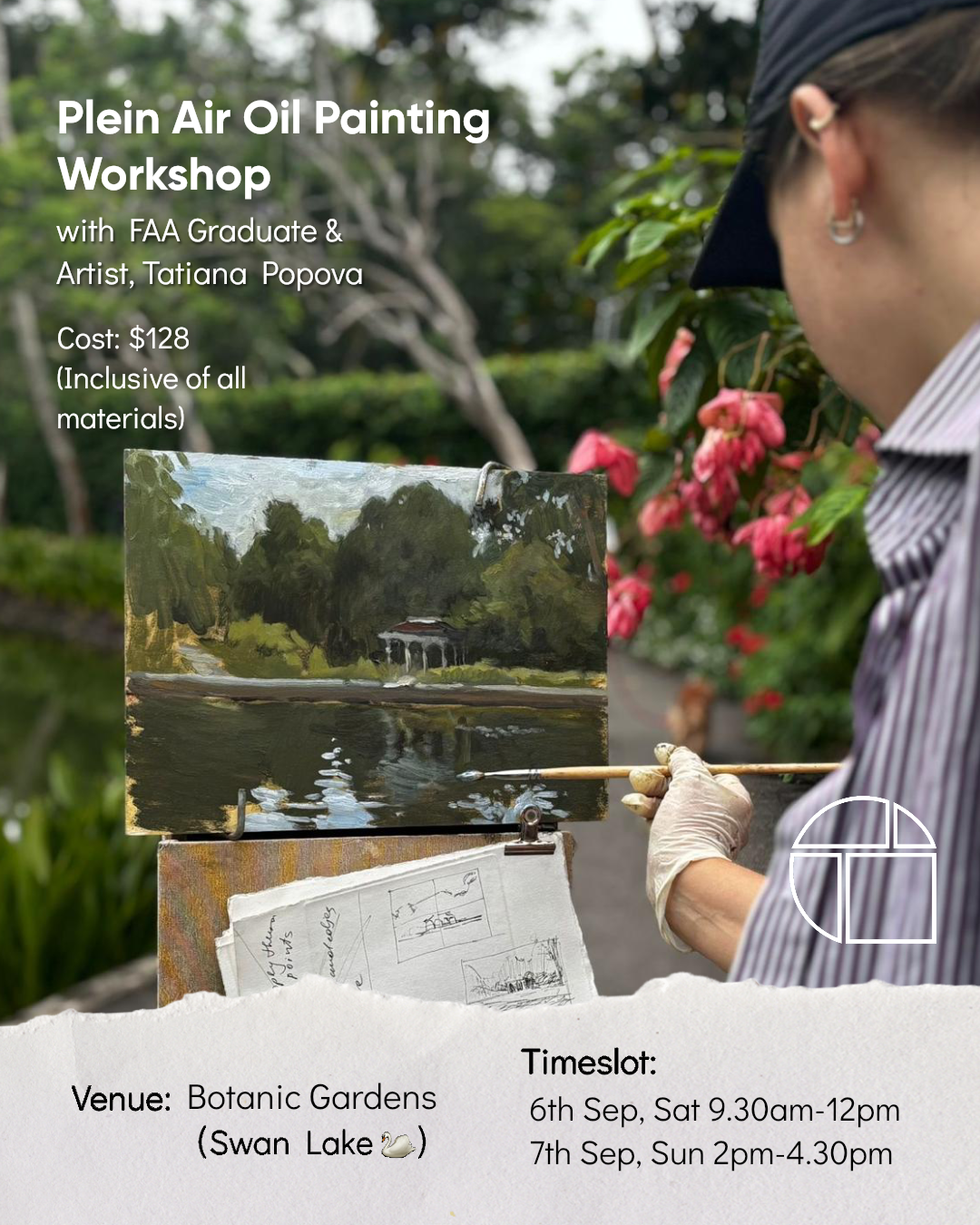Plein Air Oil Painting Workshop with FAA Graduate & Artist, Tatiana Popova