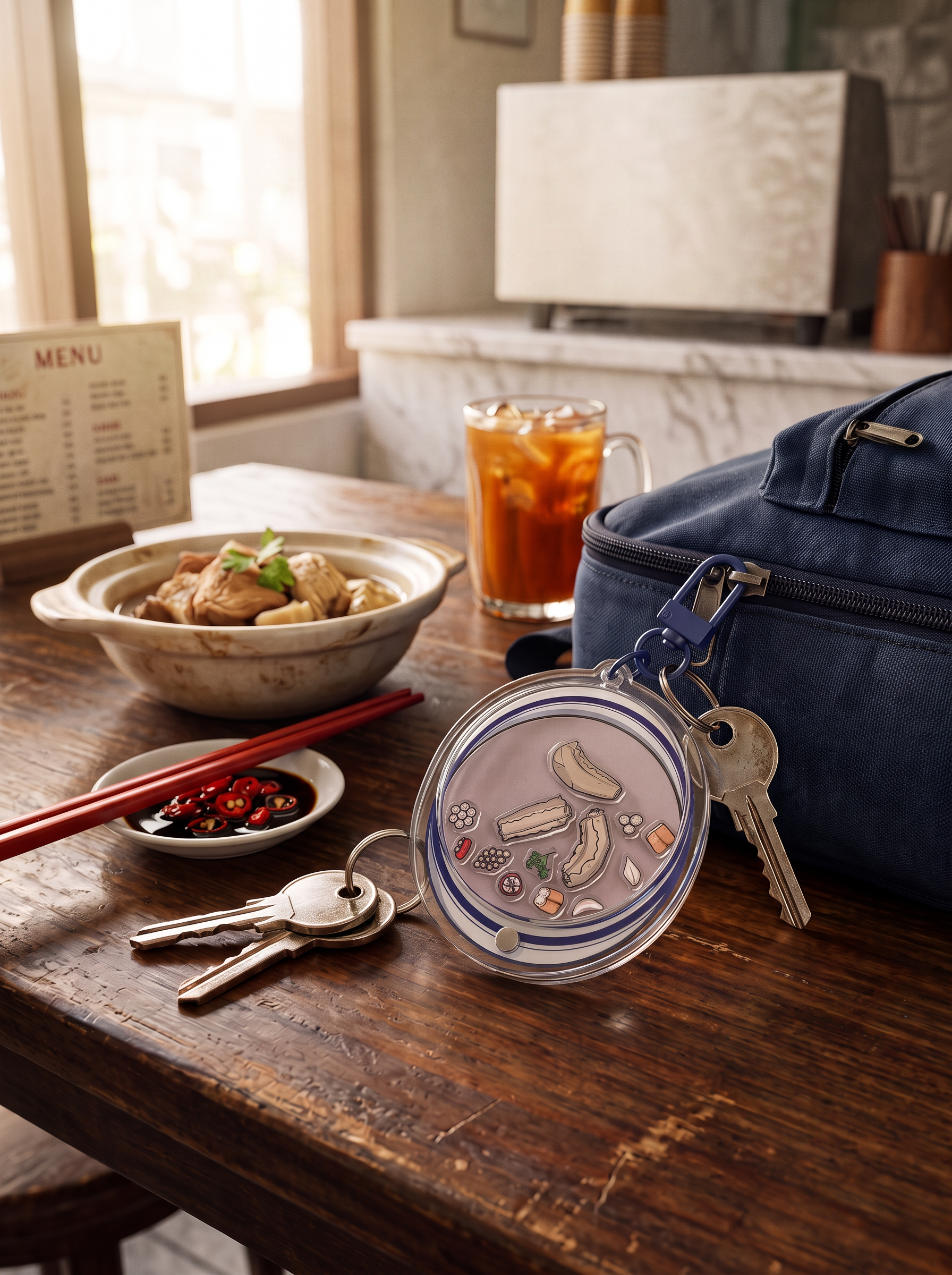 Bak Kut Teh (BKT) Shaker Bag Charm