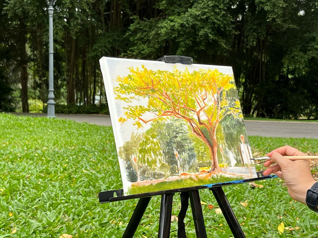 Outdoor Painting Session (En Plein Air)